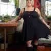 SOURPUSS BLACK GAUZY DRESS What's New