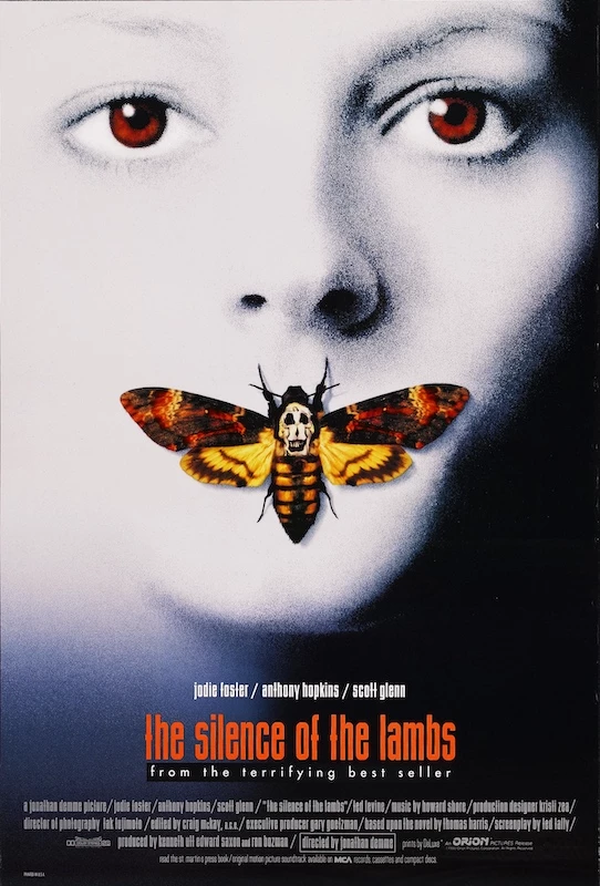 None SILENCE OF THE LAMBS MOVIE POSTER Back In Stock
