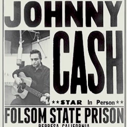 None Homewares JOHNNY CASH FOLSOM STATE PRISON POSTER