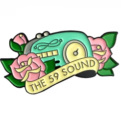 Jared Gaines Art JARED GAINES 59 SOUND RADIO ENAMEL PIN