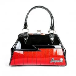 SOURPUSS SHOCK ME HANDBAG RED/BLACK Shop Sourpuss