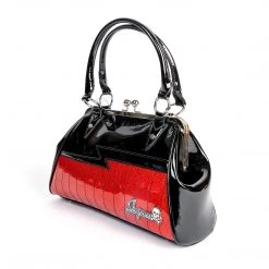 SOURPUSS SHOCK ME HANDBAG RED/BLACK Shop Sourpuss