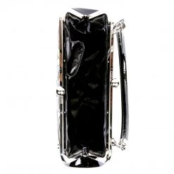 Shop Sourpuss SOURPUSS NOKTURNAL BAT SILVER KISSLOCK PURSE