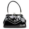 Shop Sourpuss SOURPUSS NOKTURNAL BAT SILVER KISSLOCK PURSE