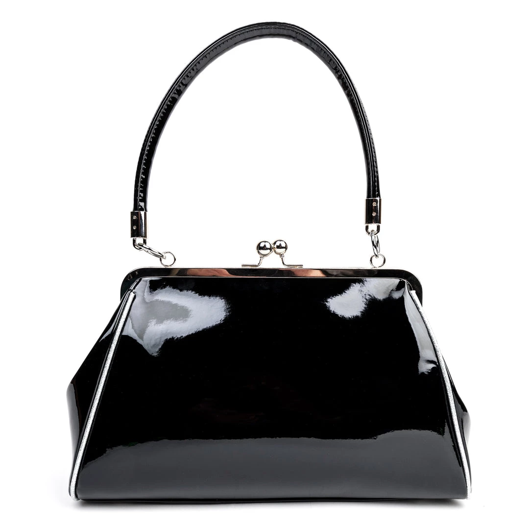 Shop Sourpuss SOURPUSS NOKTURNAL BAT SILVER KISSLOCK PURSE