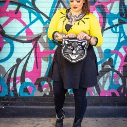 Shop Sourpuss SOURPUSS JINX THE CAT PURSE