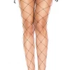 None SEAMLESS BIG DIAMOND NET FISHNETS