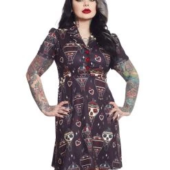 SOURPUSS BON VOYAGE ROSIE DRESS
