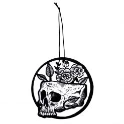 What's New SOURPUSS FLORAL SKULL AIR FRESHENER