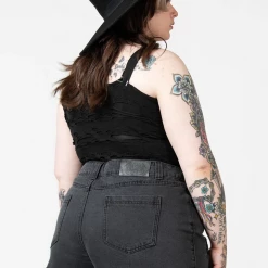 KILLSTAR ALCHEMILLE DENIM SHORTS What's New