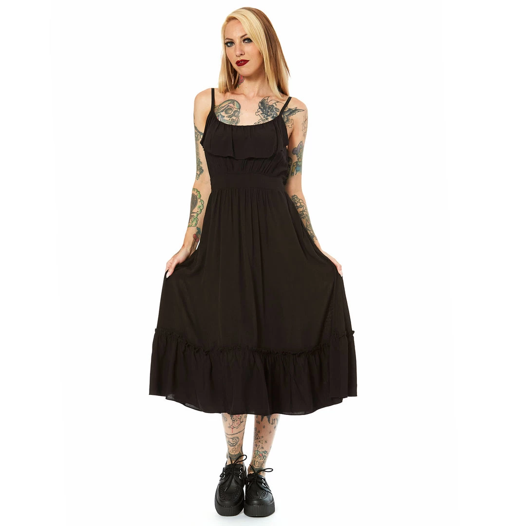 Shop Sour+Plus SOURPUSS BLACK STEVIE DRESS