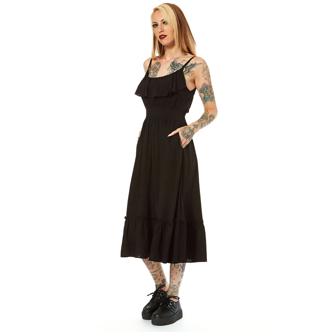 Shop Sour+Plus SOURPUSS BLACK STEVIE DRESS