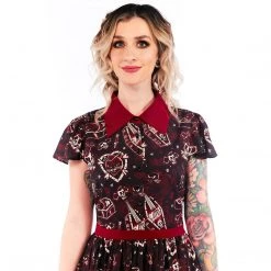 What's New SOURPUSS CAT LADY LYDIA DRESS