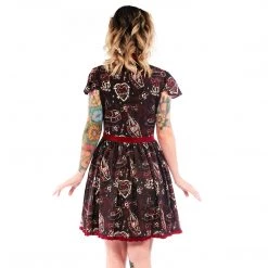 What's New SOURPUSS CAT LADY LYDIA DRESS