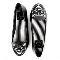 Shop Sourpuss STRANGECVLT X SOURPUSS LIMITED EDITION JINX THE CAT FLATS