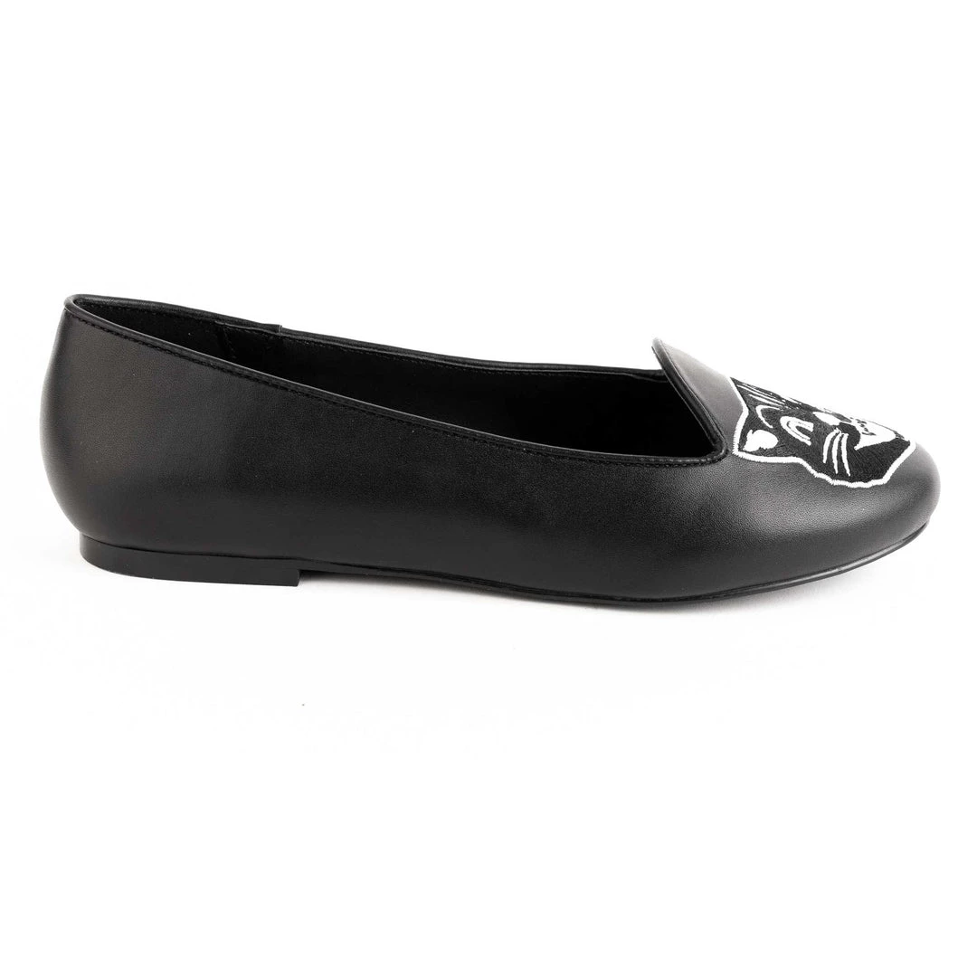 Shop Sourpuss STRANGECVLT X SOURPUSS LIMITED EDITION JINX THE CAT FLATS