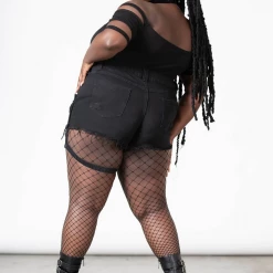 What's New KILLSTAR FURY ROAD DENIM GARTER SHORTS