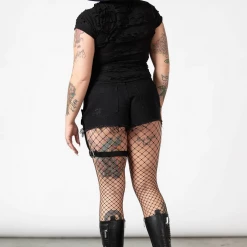 What's New KILLSTAR FURY ROAD DENIM GARTER SHORTS