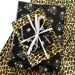 Shop Sourpuss SOURPUSS GIFT WRAP SET SOURPUSS LOGO/LEOPARD