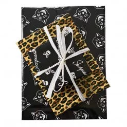 Shop Sourpuss SOURPUSS GIFT WRAP SET SOURPUSS LOGO/LEOPARD