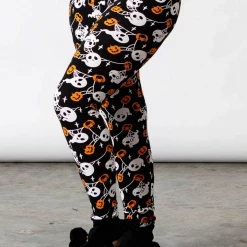 Shop Sour+Plus KILLSTAR HAUNTED PUMPKIN LOUNGE LEGGINGS