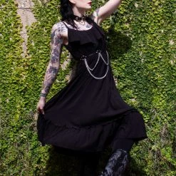 Shop Sour+Plus SOURPUSS BLACK STEVIE DRESS