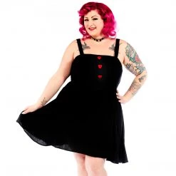 SOURPUSS BLACK GAUZY DRESS What's New