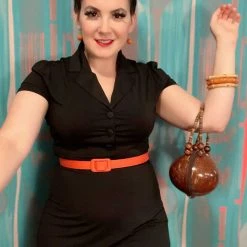 What's New SOURPUSS BLACK ROSIE DRESS