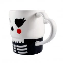 SOURPUSS LADY SKULL MUG