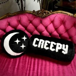 SOURPUSS FURRY CREEPY BOLSTER PILLOW