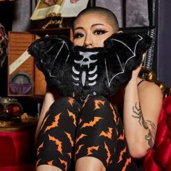 SOURPUSS FURRY BAT PILLOW Haunted Homewares