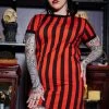 SOURPUSS STRIPED RINGER TEE DRESS What's New