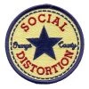 OXFORD PENNANT X SOCIAL DISTORTION STAR EMBROIDERED PATCH I'm With The Band