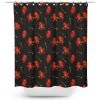 Haunted Homewares SOURPUSS HOT STUFF SHOWER CURTAIN