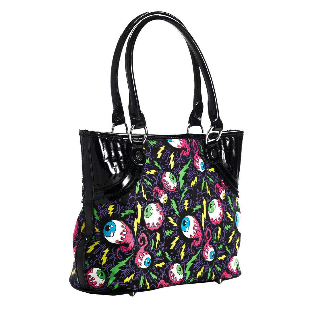 SOURPUSS ELECTRIC EYEBALLS SHOULDER BAG