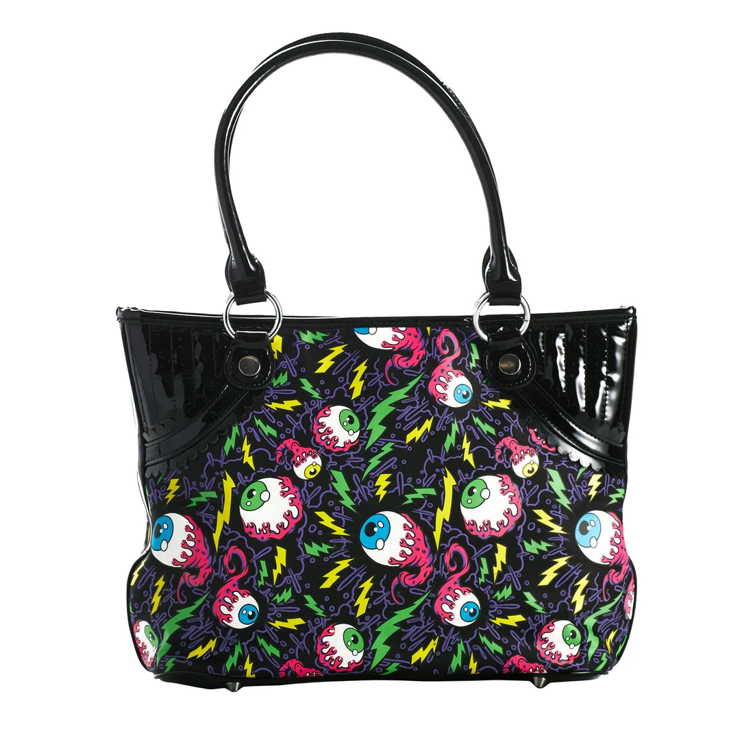 SOURPUSS ELECTRIC EYEBALLS SHOULDER BAG