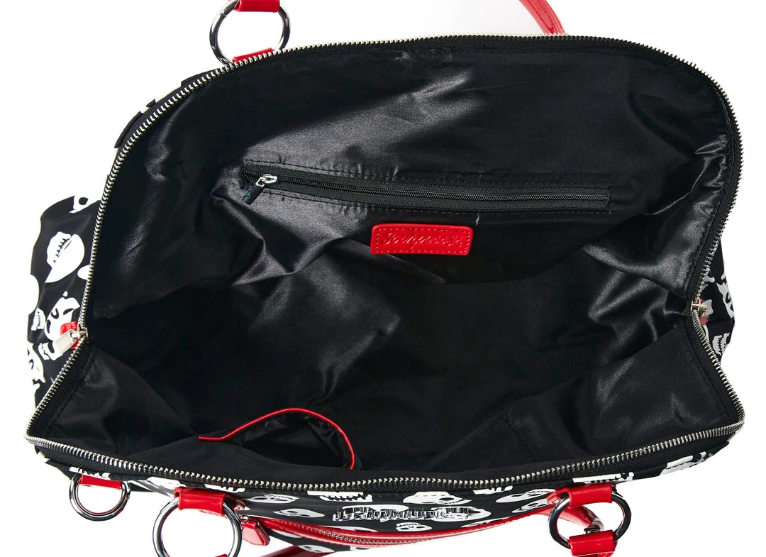 SOURPUSS LUST FOR SKULLS TRAVEL BAG Shop Sourpuss