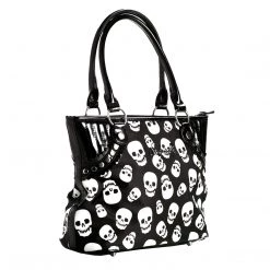 SOURPUSS LUST FOR SKULLS SHOULDER BAG