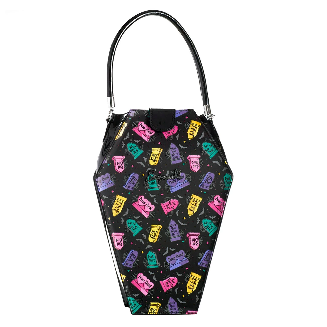 SOURPUSS RUDE TOMBS COFFIN PURSE
