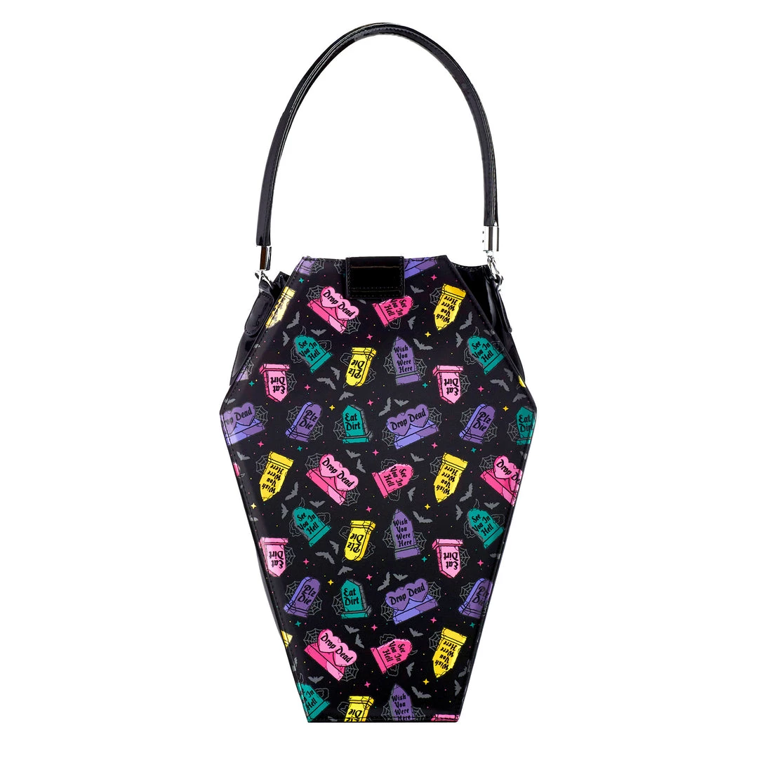 SOURPUSS RUDE TOMBS COFFIN PURSE