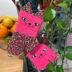 Shop Sourpuss SOURPUSS PINK LEOPARD KITCHEN SET