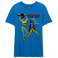 ROCK ROLL REPEAT STAY SICK T SHIRT