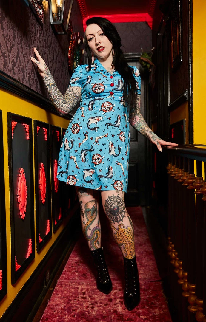 SOURPUSS SHARK BITE ROSIE DRESS What's New