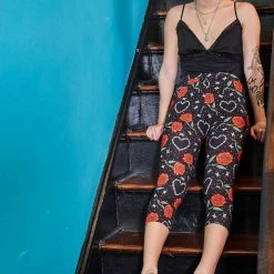 SOURPUSS BARBED WIRE LOVE KNIT CAPRIS What's New