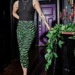 SOURPUSS PSYCHO ZEBRA KNIT CAPRIS What's New
