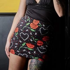 What's New SOURPUSS BARBED WIRE LOVE MINI SKIRT