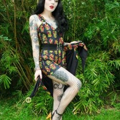 SOURPUSS TINY TIKI SARONG PLAYSUIT What's New
