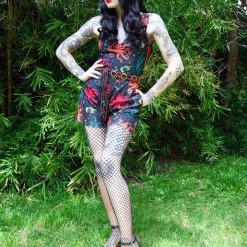 SOURPUSS UNDER THE SEA SARONG PLAYSUIT