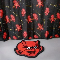 Haunted Homewares SOURPUSS HOT STUFF SHOWER CURTAIN