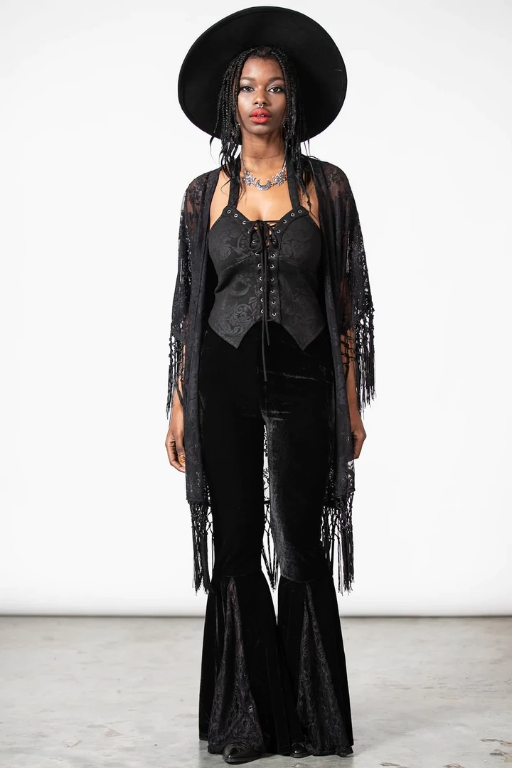Ghouls Just Wanna Have Sun KILLSTAR WITCH HAZEL LACE KIMONO
